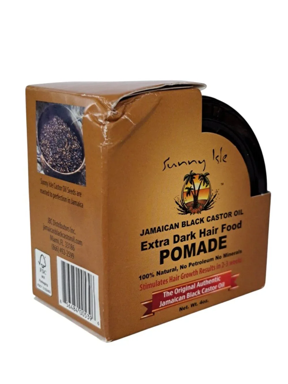 Sunny Isle Extra Dark Jamaican Black Castor Oil Hair Food Pomade